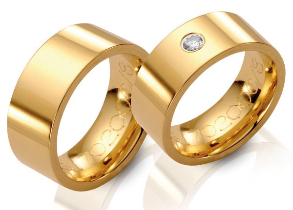 Gelbgold-Eheringe von Steidinger Gelbgold-Eheringe von Steidinger