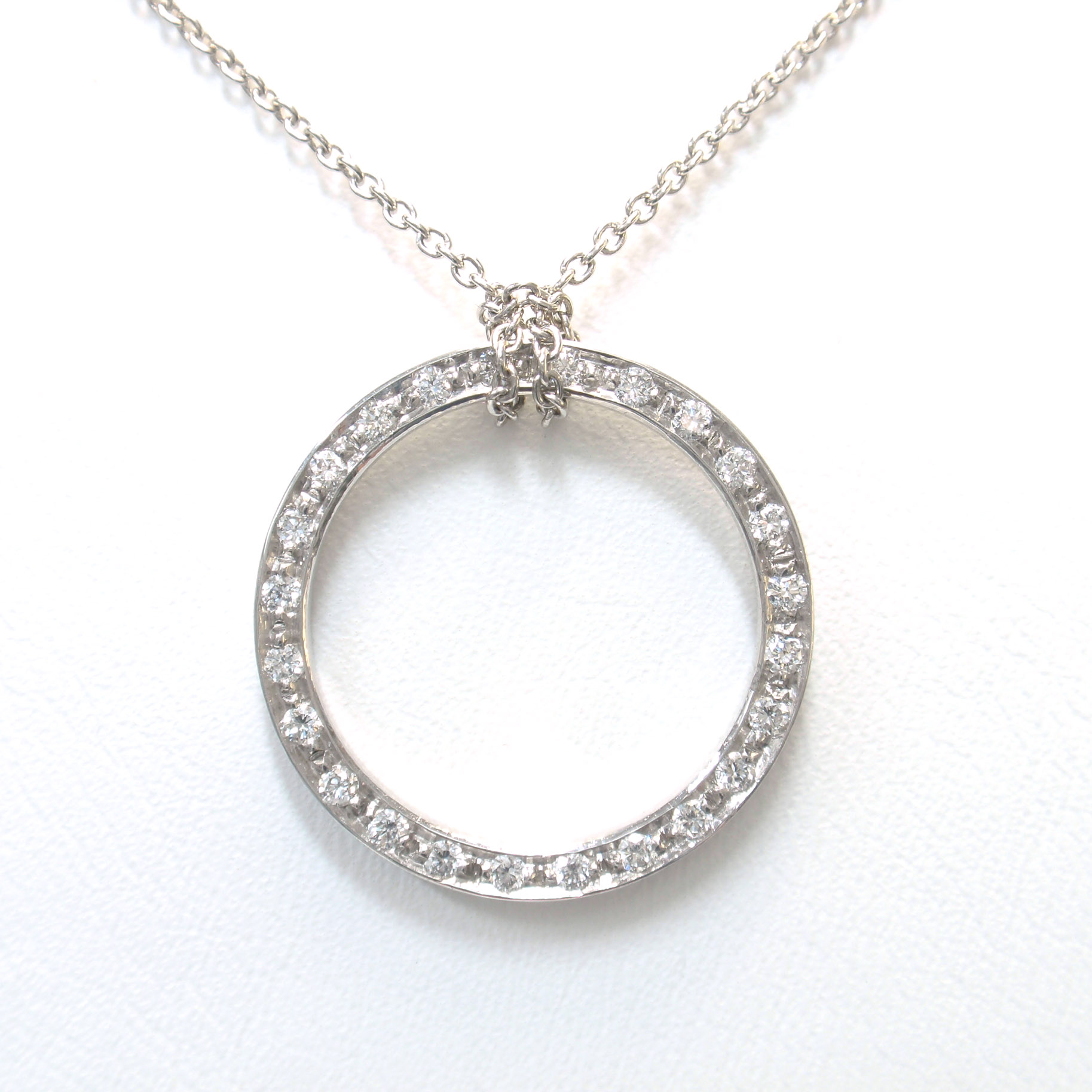 Brillantcollier aus Platin