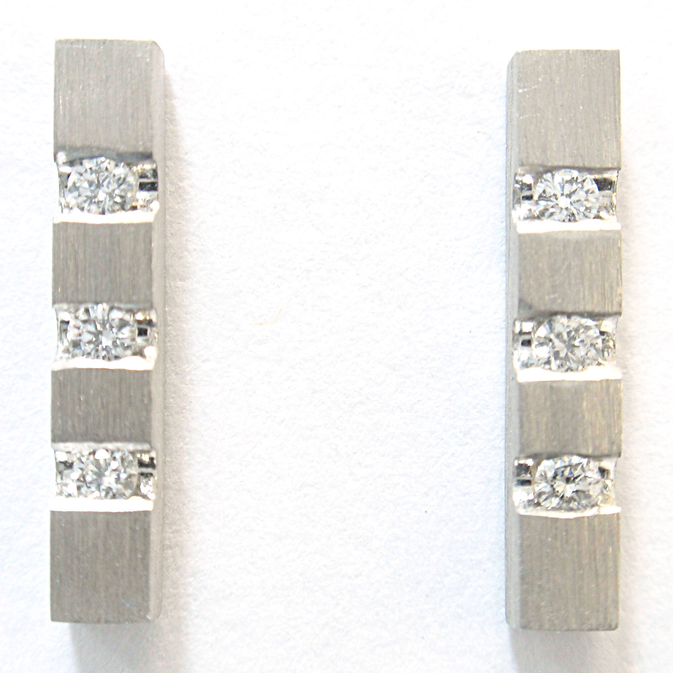 Design-Platin-Brillant-Ohrstecker Design-Platin-Brillant-Ohrstecker