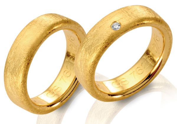 Eismatte Trauringe von Steidinger Eismatte Trauringe von Steidinger