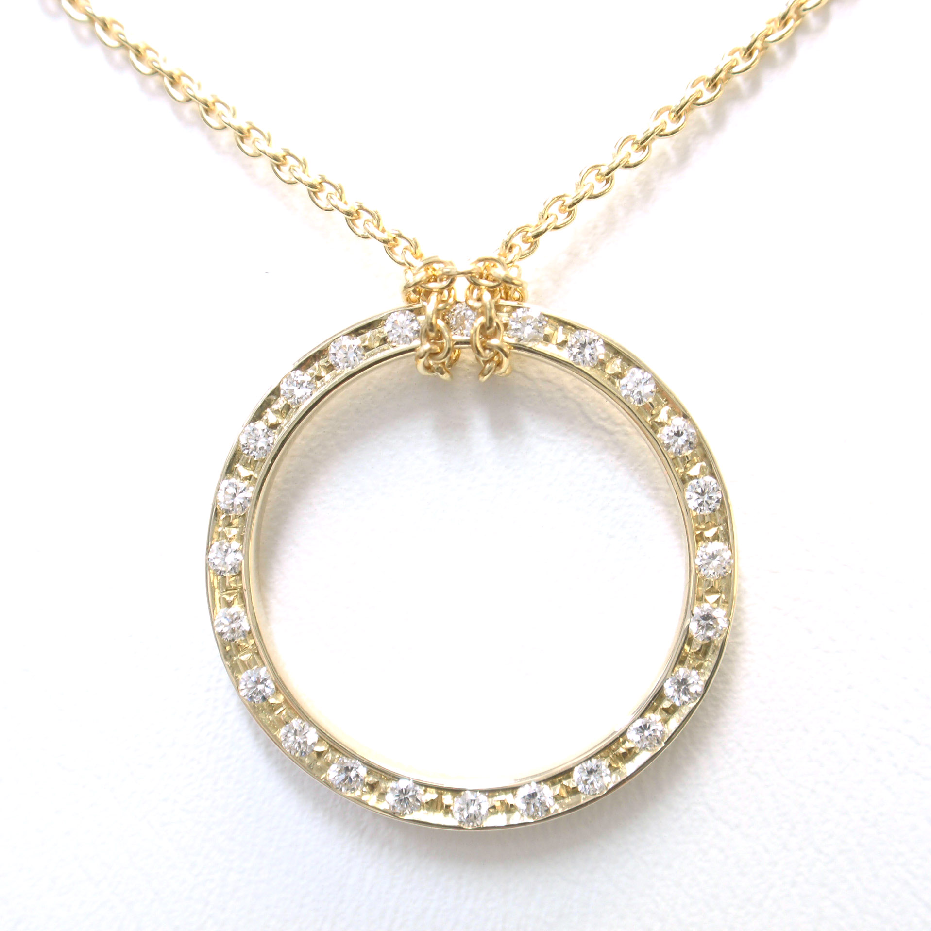 Brillant-Collier in Gelbgold