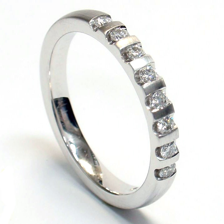 Memoirering aus Weißgold Memoirering aus Weißgold