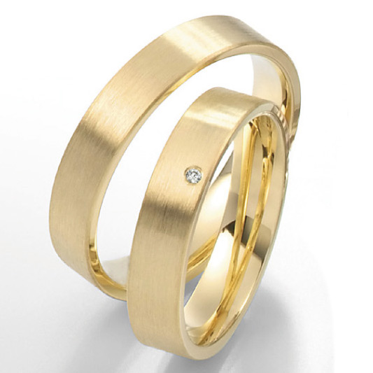 Mattierte Trauringe Mattierte Trauringe