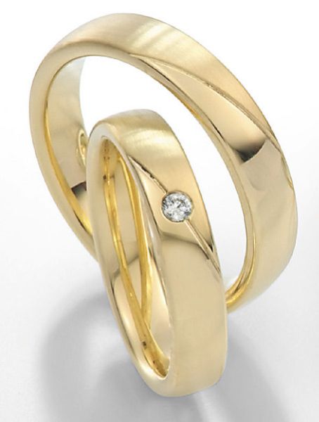 Trauringe mattiert & poliert Trauringe mattiert & poliert