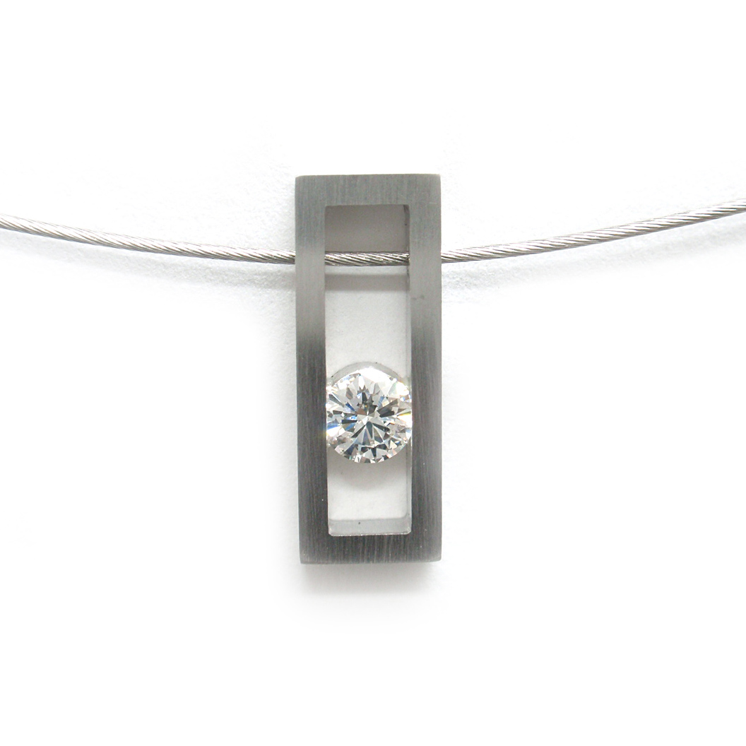 Platin-Brillantcollier