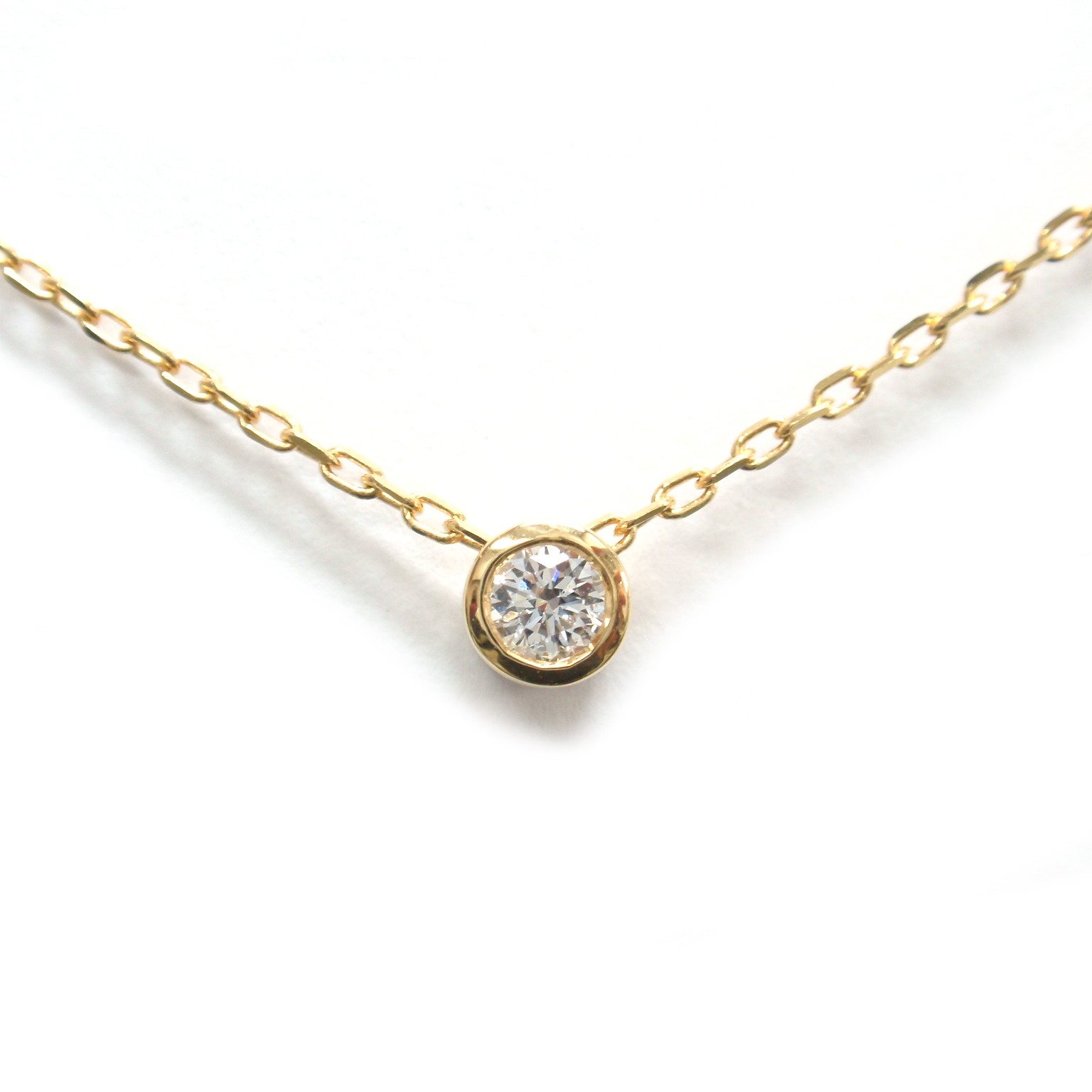 Brillantcollier in Gelbgold