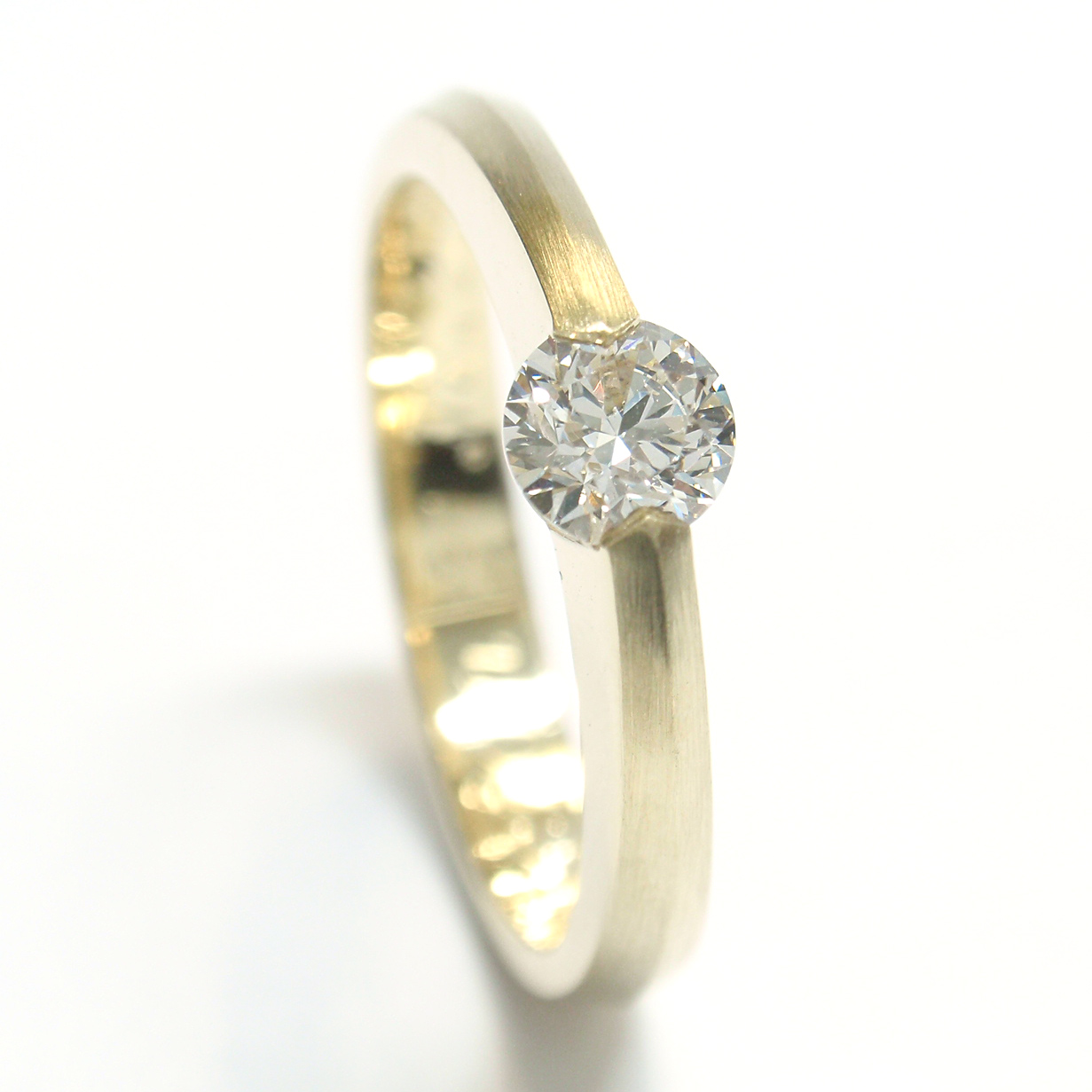 Damen Brillantring in Gelbgold Damen Brillantring in Gelbgold